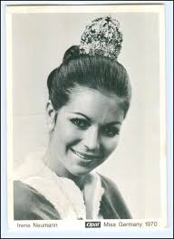 Y23217/ Irene Neumann Miss Germany 1970 AK · Martin Bernhard  Ansichtskartenshop