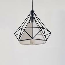 Maybe you would like to learn more about one of these? Texture Black Industrial Series Diamond Ceiling Lamp Vidi Furniture