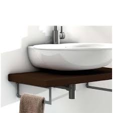 small wall mount sink includes metal