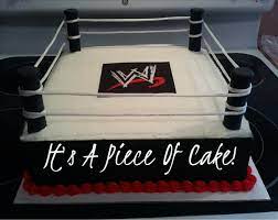 Wrestling Ring Https Www Facebook Com Itsapieceofcakewv Cumpleanos Lucha Libre Fiesta Wwe Tortas Para Hombres