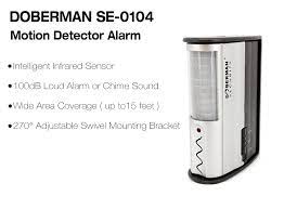 1* 9v battery (not included.) packages includes. Doberman Security Se 0104 100db Wide Coverage Motion Detector Alarm Or Chime Ebay