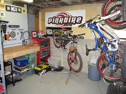 Building A Home Bikeshop Part 2 Pinkbike Bike Room Bicycle Garage Bike Shed