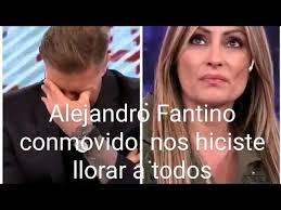 Alejandro Fantino conmovido por una entrevista en vivo: "nos hiciste llorar  a todos"