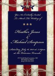 Patriotic Wedding Invitations Patriotic Wedding Patriotic Wedding Blue Wedding Invitations Red White Blue Wedding