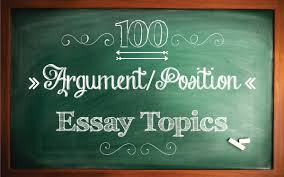 If you are delivering alternate access for ells, please see the preparing for alternate access for ells page. 100 Argument Or Position Essay Topics With Sample Essays Owlcation