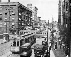 View East Up Euclid Ave At East 105th St In Cleveland Oh 1914 The Doan S Corners Area Of Cleveland Were The Corners O Ohio History History Today In History