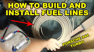 20 year old fuel filter! How To Build And Install Fuel Lines On A Porsche 944 Turbo Deancent
