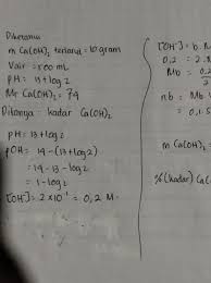 Maybe you would like to learn more about one of these? Suatu Sampel Batuan Kapur Mengandung Ca Oh 2 Terlarut Dalam Air Sebanyak 10 G Batuan Yang Brainly Co Id