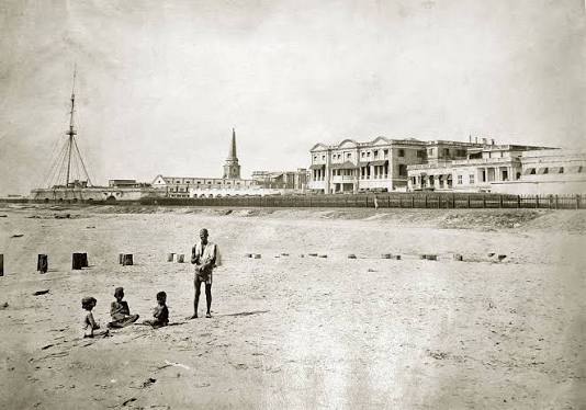 Historic views of Fort St. George at Madras