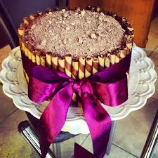 Chocolate Cake With Whipped Dark Chocolate Ganache Frosting Topped With Flake And Wafer Biscuits Made My Me Cake Decorating Baking Recipes Ganache Frosting