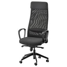 Markus Office Chair Vissle Dark Gray Adjust The Height And Angle Of This Chair So Your Work Day Feels Comfortable The Mesh Bac Ikea Markus Office Chair Ikea