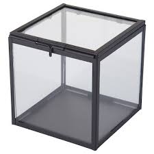 Bomarken Display Box Gold Ikea In 2020 Decor Ikea Decorative Boxes