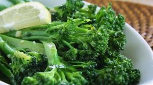 This Simple Recipe For Broccolini Involves Quickly Blanching Them And Then Pan Frying With Garlic And A Squeeze Of Lemon J Broccolini Recipe Broccolini Recipes