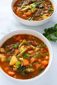 Allow the pressure to release before removing the lid. Instant Pot Vegetable Beef Soup Healthy Dinner Hint Of Healthy