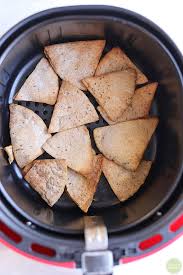 Turn dough out onto a floured workspace and divide into 8 balls. Homemade Pita Chips In The Air Fryer Or Oven Cadry S Kitchen