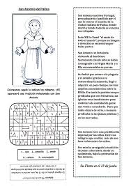 Historieta Biografia De San Francisco De Asis Para Niños De Primaria El Rincon De Las Melli Breve Historia De San Antonio De Padua Con Juego San Antonio De Padua San Antonio Padua