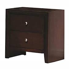 Wood and marble side tables with drawers. Coaster Conner 2 Drawer Nightstand With Faux Marble Top Cappuccino 200422 The Home Depot