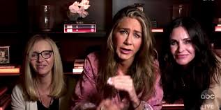 Why jennifer aniston 'absolutely' will not try online dating the 19 best 'friends' outfits from rachel, monica, phoebe and more the biggest bombshells from the 'friends' reunion Jennifer Aniston Stages A Friends Reunion