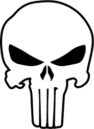 Punisher Logo Vector Item 5 Magz Free Download Skull Stencil Punisher Punisher Art