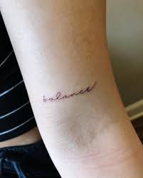 40 Awesome Minimalist One Word Tattoo Ideas Millions Grace One Word Tattoo Word Tattoos Balance Tattoo