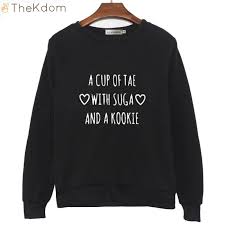 Discover short videos related to suga kookie on tiktok. Kpop A Cup Of Tae With Suga Kookie Sweatshirt Kpop Store Your One Stop Shop For Kpop Merch Buy Online At Thekdom