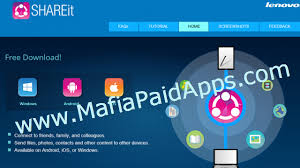 Shareit File Transfer Sharing V3 6 8 Ad Free Apk Mafiapaidapps Com Full Android Apk Store Android Download Shareit Download App