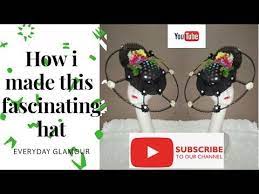 Diy Tutorial Video On Hat Making How To Make A Fascinating Hat Youtube Hat Making Fascinator Diy Tutorial