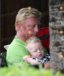 Amadeus benedict edley luis becker. Photos And Pictures German Tennis Player Boris Becker And His Wife Sharlely Lilly Kerssenberg Becker Have Tender Moments With Their 8 Month Old Son Amadeus Benedict Edley Luis Becker During Their Labor Day