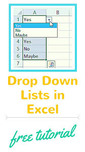 Excel Tutorial On How To Make A Drop Down List In Excel Microsoft Excel Ms Excel Tips Excel Tutorials Excel Hacks Excel Formula