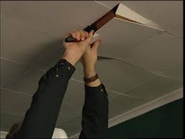 R01 decorative styrofoam ceiling tile is such a simple classic design that almost matches to any design choice. How To Replace Ceiling Tiles With Drywall How Tos Diy