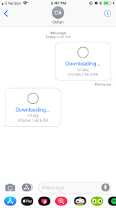 Images Won T Download Via Imessage From M Apple Community