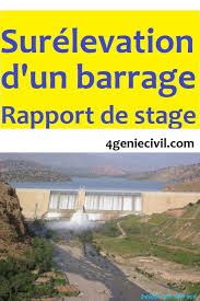 Rapport De Stage Sur Les Barrages En 2021 Genie Civil Rapport Stage