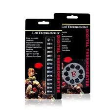 Aquarium Temperature Stickers Digital Fish Tank Thermometer Temperature Sticker Stick Fish Aquatic Pets Aq Fish Tank Thermometer Temperature Aquarium Heater