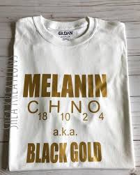Black And Gold Shirt Women S Melanin Tee T Shirt Black Gold Apparel Dna Men And Women Etsy T Shirt Black Shirt Vinyl Shirts