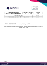 4 transferencias bancolombia a otros bancos. Bancolombia Certificado Cuenta Nequi