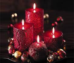 تزيين غرفة النوم بالشموع red candles christmas candles colorful candles