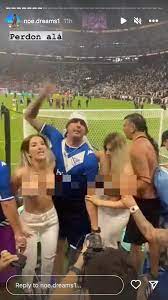 Argentina fan who went topless at World Cup final 'escapes punishment' in  Qatar