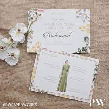 Paperworks Decoration On Instagram Olive Green Bridesmaid Card Pwpaperworks Paperbagjkt Decorati Bruidsmeisjes Trouwkaart Ontwerp Bruiloftsuitnodigingen