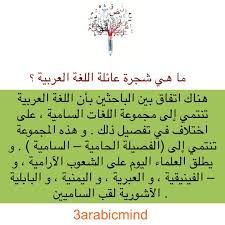 ما هي شجرة عائلة اللغة العربية Quotes Arabic Quotes Math