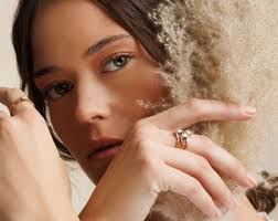 Oval Salt & Pepper Rustic Diamond Twig Engagement Ring