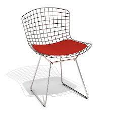 Shop bertoia side chair with seat pad and see our wide selection of dining chairs + benches at design within reach. Knoll Bertoia Side Chair 3d Model