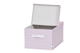Cutie Cu Capac Pentru Depozitare Chevron Rosa 50x33x24 Cm Decorative Boxes Interior Carton