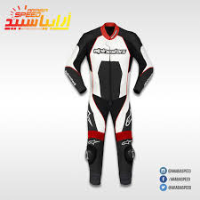 Black And Red Motorcycle Suit Alpinestars Carver One Piece Leather Suit Motorcycle Suit Motorcycle Race Suit Bike Suit