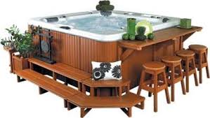 Bullfrog Hot Tub Steps Bar Planters Step 2 Crown Planters 1 Corner Step 1 Bar Hot Tub Backyard Hot Tub Room Hot Tub Gazebo