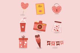 Download Valentine S Day Gift Collection Graphic By Aprlmp276 Creative Fabrica In 2020 Gift Collections Flat Design Illustration Valentine Day Gifts PSD Mockup Templates