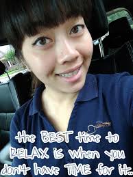 Taking time out for yourself when you can