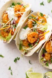 Easy Shrimp Tacos Recette Recette De Plat Cuisine Et Boissons Recette