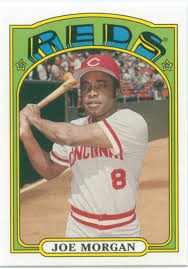 In 535 abs, morgan hit 15 hrs with 43 rbis and a.236 average. Joe Morgan 2013 Topps 1972 Mini 30 Year Old Cardboard