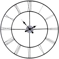 New (13) from $114.85 & free shipping. Oversized 30 Inch Black Wall Clock With Roman Numerals The Best Design Ideas