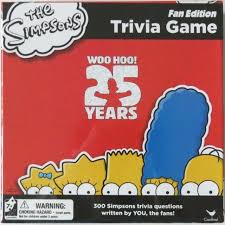 If you fail, then bless your heart. 2013 The Simpsons Woo Hoo 25 Years Fan Edition Trivia Game 7 Cardinal For Sale Online Ebay